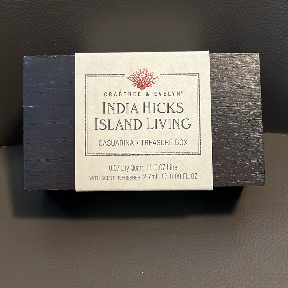 Crabtree & Evelyn India Hicks Island Living Treasure box